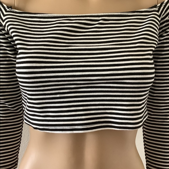 Foreign Exchange striped women’s crop top Medium - Picture 12 of 16